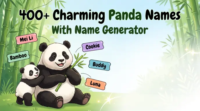 Charming Panda Names With Name Generator