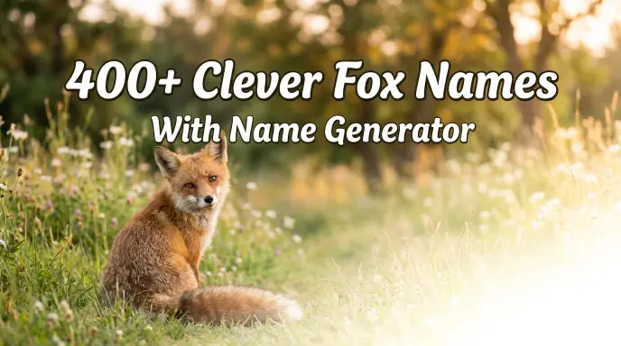 Clever Fox Names With Name Generator