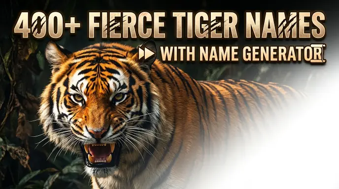 Fierce Tiger Names With Name Generator
